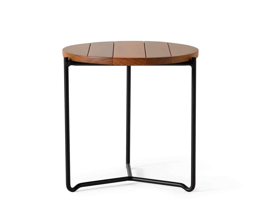 Mesa Lateral Tampo em Madeira Flora