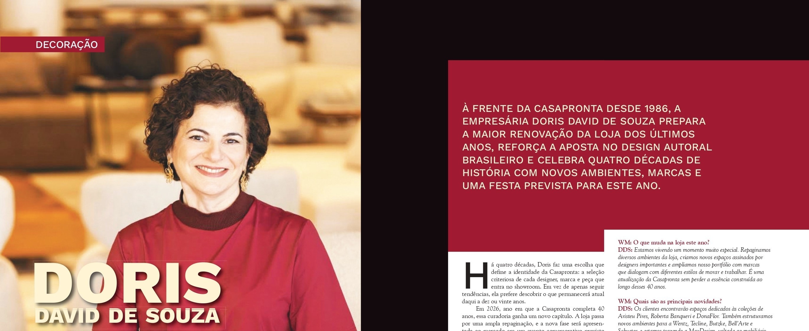 Doris David de Souza & Werner Magazine